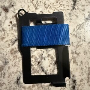 Black and Blue Money Clip